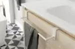 Toallero para mueble de baño Stick 38 cm blanco de Bath+
