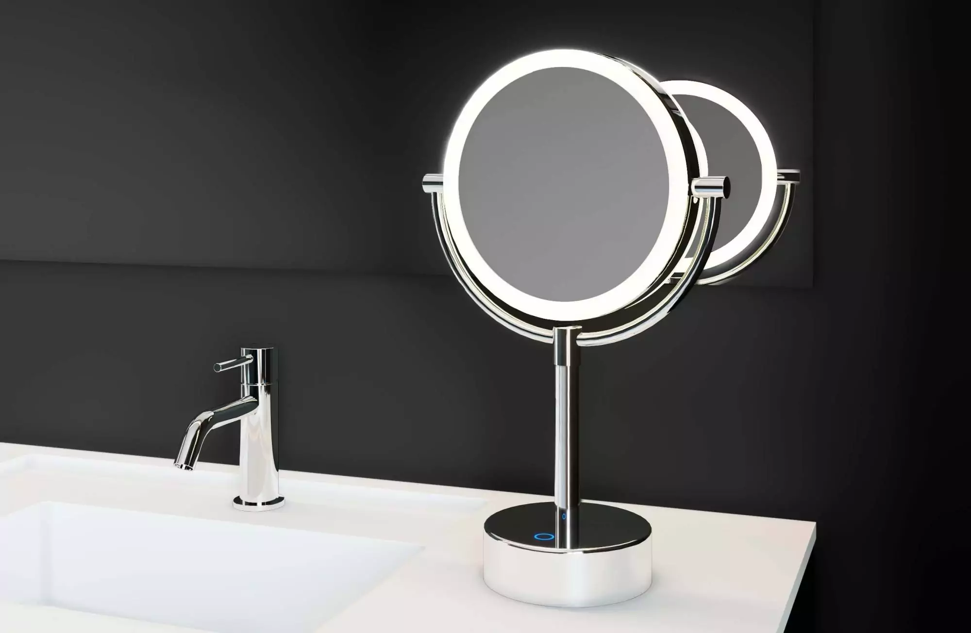 Espejo de Aumento con Luz LED