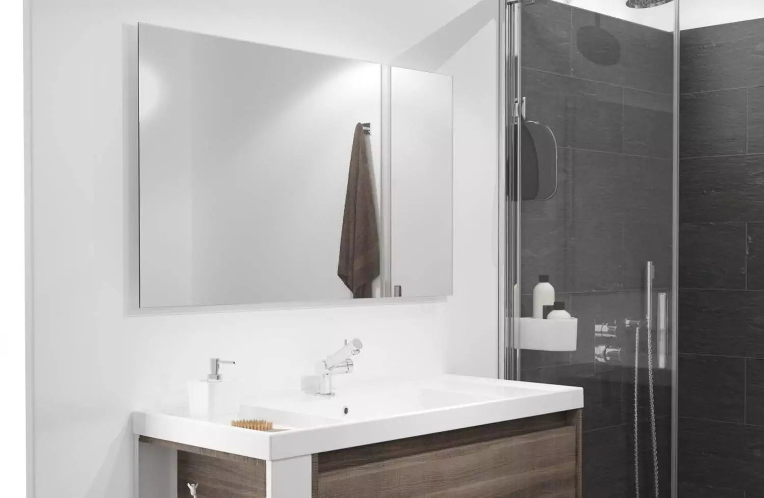 Espejo de baño B-Box horizontal 100X80 cm Bath+
